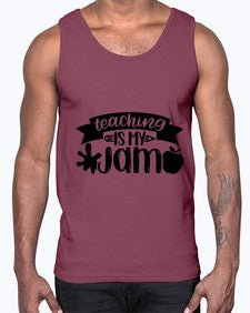 Teaching Is My Jam Style 1482#- teacher- Cotton Tank