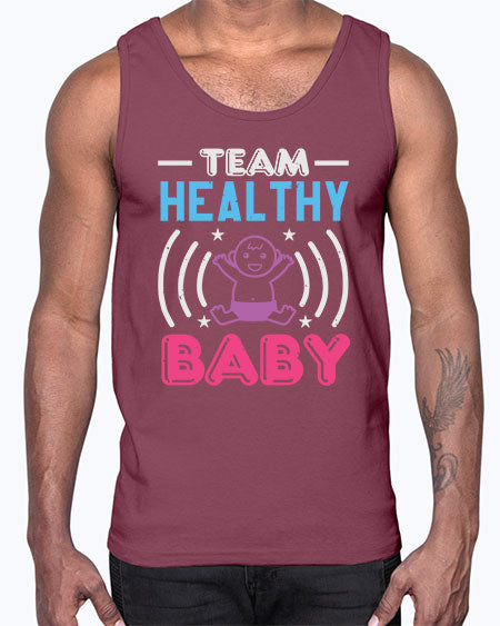 Team Healthy Baby Style 218#- baby shower- Cotton Tank