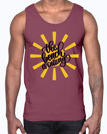 The Beachy Is Calling Style 10#- summer- Cotton Tank
