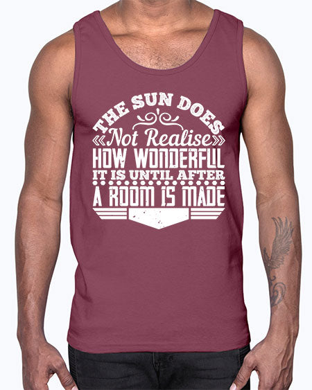 The Sun does not realise how wonderful it is until after a room is made Style 435#- architect- Cotton Tank