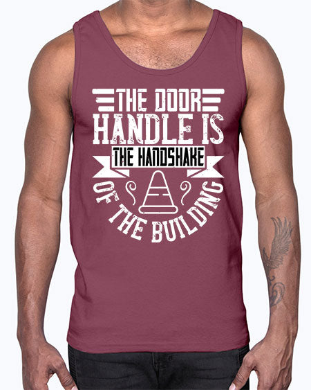 The door handle is the handshake of the building Style 420#- architect- Cotton Tank