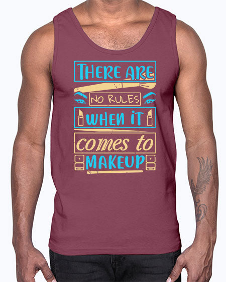 There are no rules when it comes to makeup Style 180#-makeup Cotton Tank