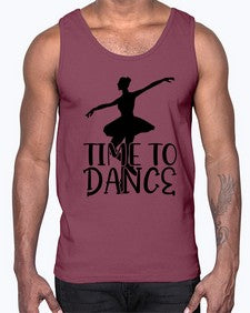 Time to dance 201#- ballet- Cotton Tank