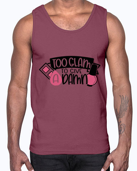 Too Glam To Give A Damn Style 10#-makeup Cotton Tank