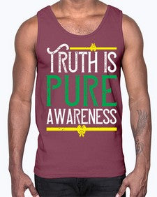 Truth is pure awareness Style 10#- Self awareness- Cotton Tank