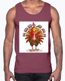 Turkey 258#- cartoon animals- Cotton Tank