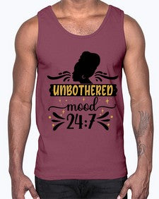 Unbothered mood Style 2#- black girls or women- Cotton Tank