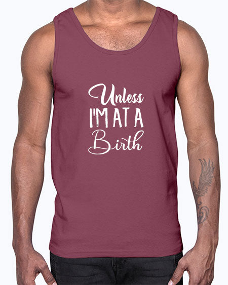 Unlessimatabirthhoodiegiftsfordoula1594#- doubla- Cotton Tank