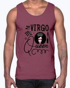 Virgo queen 541#- virgo- Cotton Tank