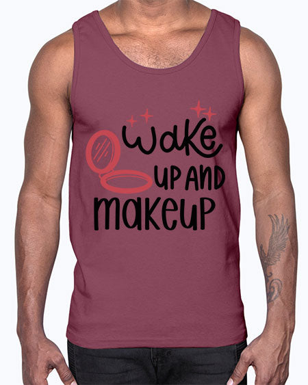Wake up and Makeup Style 7#-makeup Cotton Tank
