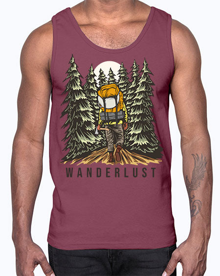 Wanderlust 2#- nature- Cotton Tank