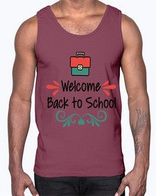 Welcome Back to School 995#- last day of school- Cotton Tank