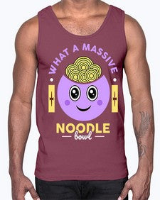 What a Massive Noodle Bowl 1698#- Ramen- Cotton Tank
