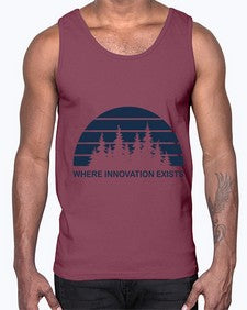 Where Innovation Exist 3#- internet- Cotton Tank