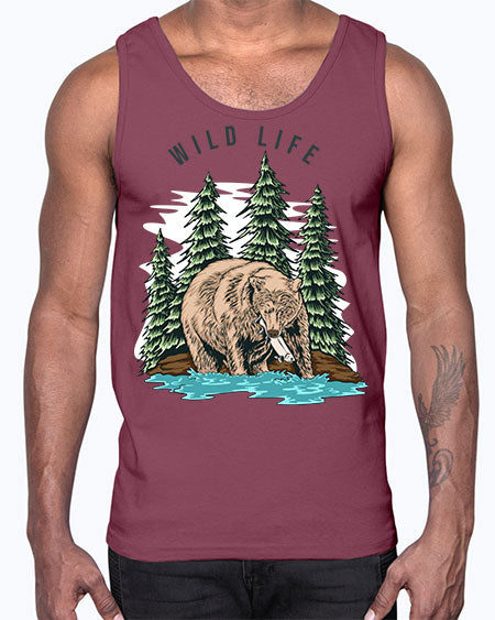 Wild Life 1#- nature- Cotton Tank
