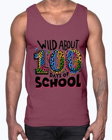 Wild about one hundred days 1011#- one hundred days- Cotton Tank