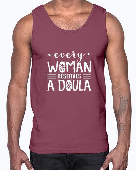 Womenseverywomandeservesadoula1651#- doubla- Cotton Tank