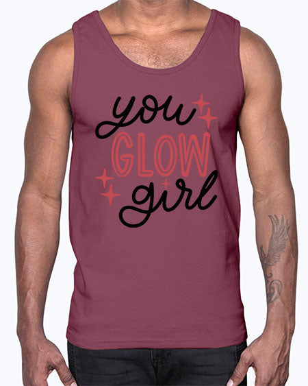 You Glow Girl Style 5#-makeup Cotton Tank
