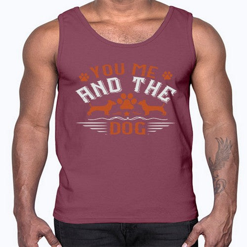 You Me And The Dogs Style 136#- dogs- Cotton Tank