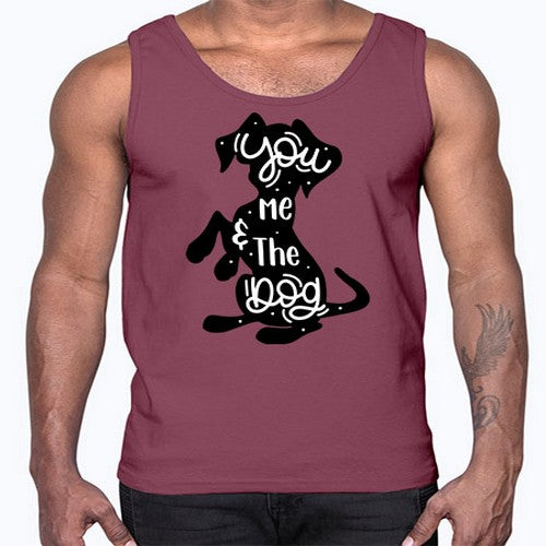 You Me The Dogs Style 4#- dogs- Cotton Tank