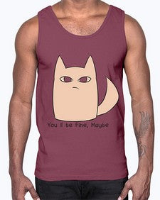 Youll be Fine Maybe- cats- Cotton Tank
