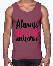 always be a unicorn 10#- unicorn- Cotton Tank