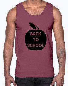 apple back to school 3#- general school- Cotton Tank