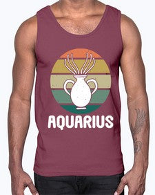 aquarius 78#- aquarius- Cotton Tank