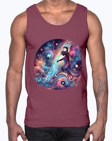 aquarius 79#- aquarius- Cotton Tank