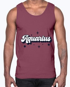 aquarius 82#- aquarius- Cotton Tank