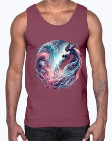 aquarius 91#- aquarius- Cotton Tank