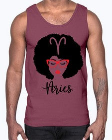 aries 122#- aries- Cotton Tank