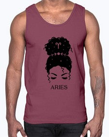aries 132#- aries- Cotton Tank
