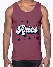 aries 133#- aries- Cotton Tank