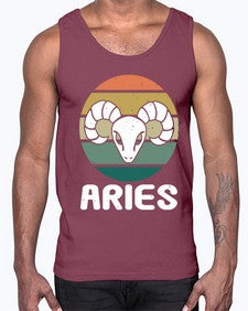 aries 134#- aries- Cotton Tank
