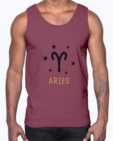 aries 135#- aries- Cotton Tank