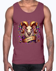 aries 136#- aries- Cotton Tank