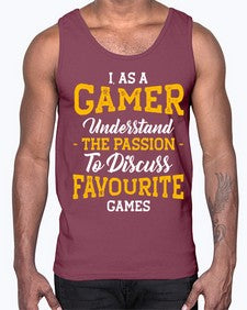 as a gamer understan the passion 61#- video games- Cotton Tank