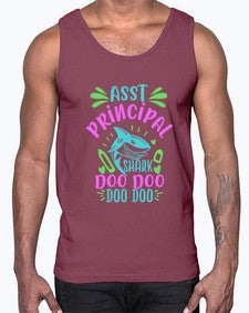 asst principal shark doo doo 4#- principal- Cotton Tank