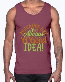 avocados are always a good idea 31#- Avocado- Cotton Tank
