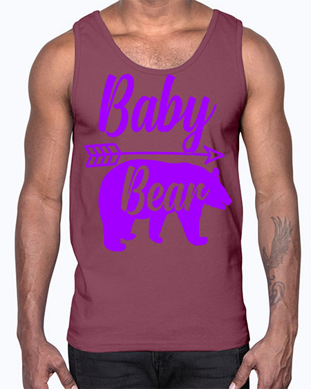 baby bear 13#- bears - animals- Cotton Tank