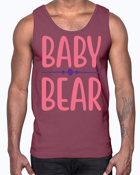 baby bear 15#- bears - animals- Cotton Tank