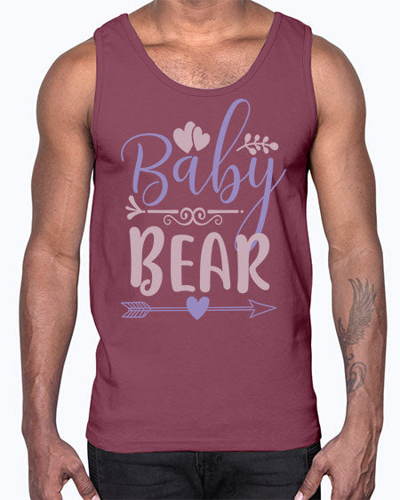 baby bear 7#- bears - animals- Cotton Tank