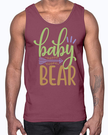 baby bear 9#- bears - animals- Cotton Tank