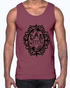 bad witch 52#- witch- Cotton Tank