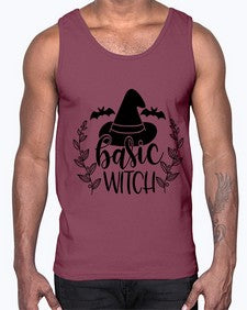 basic witch 50#- witch- Cotton Tank