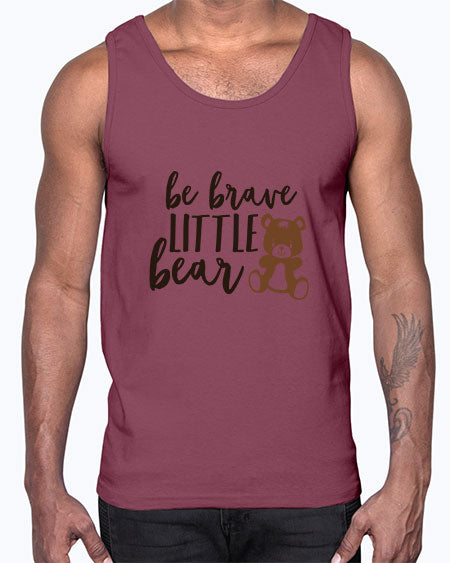 be brave little bear png 29#- bears - animals- Cotton Tank