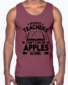 because teacher 19#- teacher- Cotton Tank