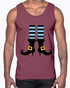 bluewitchlegs 47#- witch- Cotton Tank