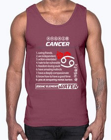 cancer 175#- cancer- Cotton Tank